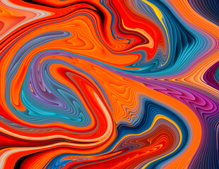 abstract background with waves