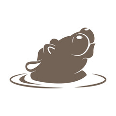 Huppopotamus logo icon design