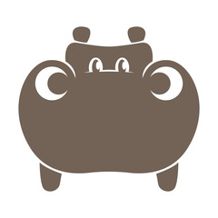 Huppopotamus logo icon design