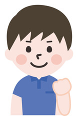 笑顔の男性スタッフ