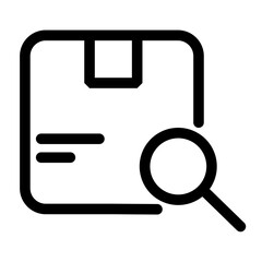 Delivery Search Box Loupe Product Scan Find Order