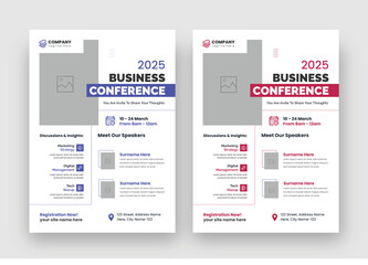 Modern Conference Flyer Design, 2024 Conference Flyer