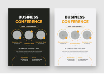 Conference Flyer Template, Business Conference Flyer