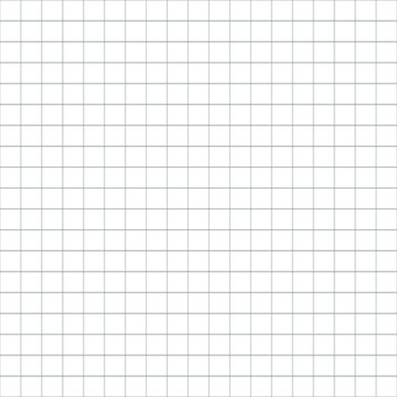 Squared notebook seamless pattern. Grey grid texture. School notebook for mathematics. Grid paper sheet. Vector illustration on white background.