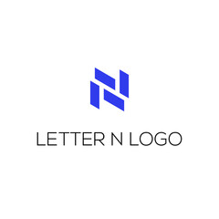 Obraz premium Letter N logo