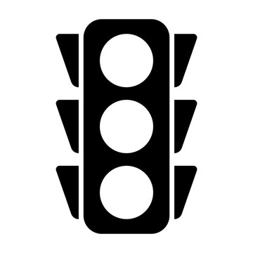 recommend clip art: Traffic Light icon. Stoplight, semaphore vector illustration.