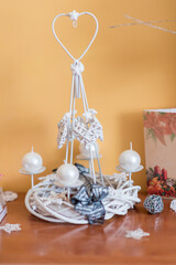 Christmas time. Seasonal concept. Home decoration.