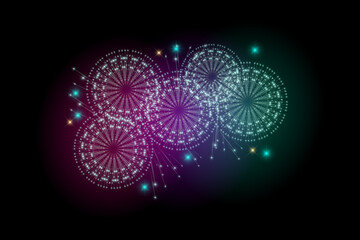 Large Fireworks Display.