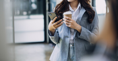 Business team present. Photo professional investor working new startup project. Finance meeting.Digital tablet laptop computer smart phone using, keyboard docking screen foreground,filter