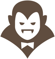 ドラキュラアイコンイラスト