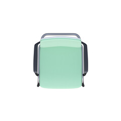 office chair isolate on a transparent background, interior furniture, 3D illustration, cg render