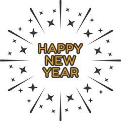 Word Art New Year