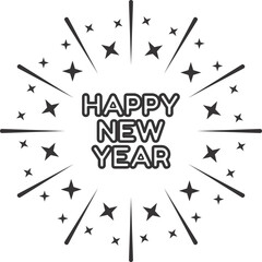 Word Art New Year