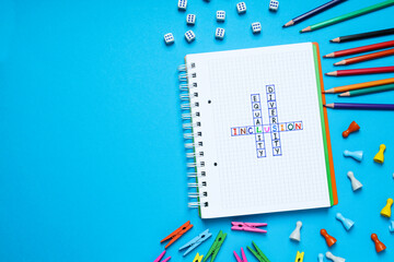 Concept of Diversity, Inclusion and Equality, space for text