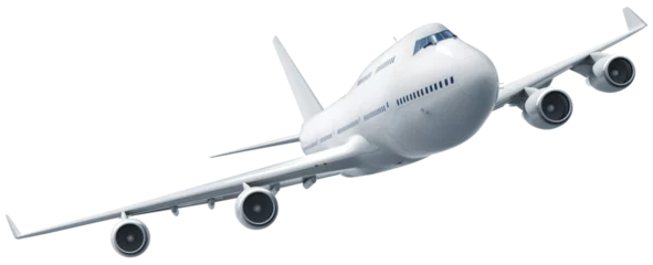 Foto op Plexiglas Vliegtuig Vliegtuig geïsoleerd