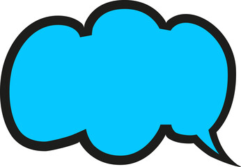 comic speech bubble illustration