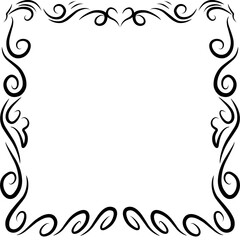 Border frame vector