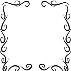 Border frame vector