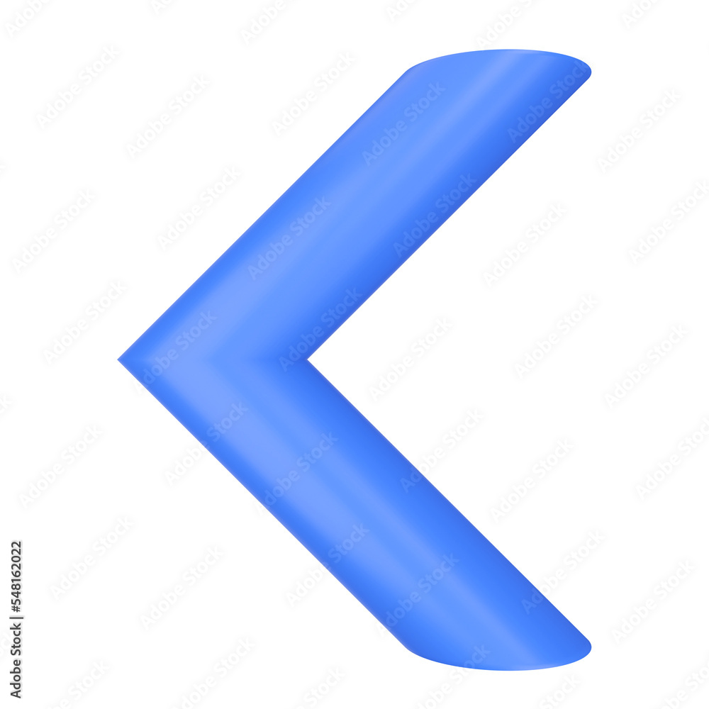 Poster back button. 3d rendering.