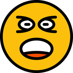 angry emoticon illustration