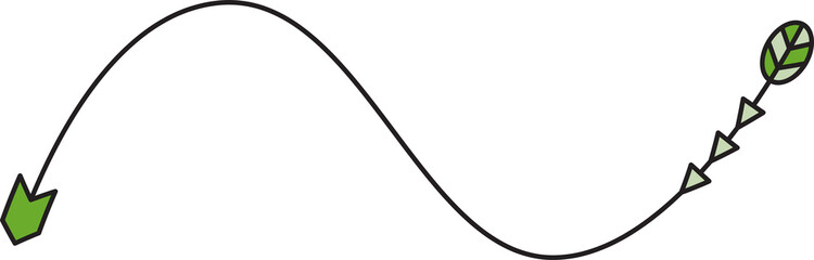 decorative arrow illustration