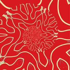 Abstract spiral background. Vector illustration