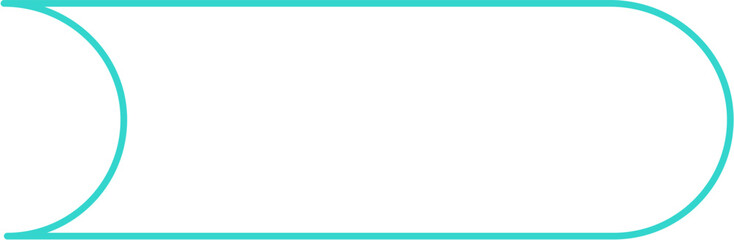 Abstract Minimal Round Shape Vector Outline