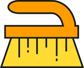 cleaning brush icon