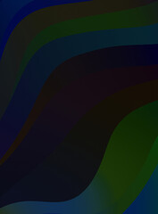 Abstract background. Colorful wavy design wallpaper. Creative graphic 2d illustration. Trendy fluid cover with dynamic shapes flow.