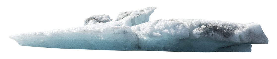 Isolated PNG cutout of an iceberg  on a transparent background