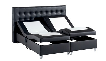 Black color boxspring mattress set , headboard bed base,
electric boxspring. black artificial...