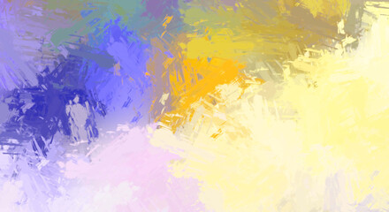 Fototapeta premium Brushed Painted Abstract Background. Brush stroked painting. Artistic vibrant and colorful wallpaper..