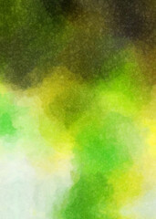 Watercolor painted background. Abstract Illustration wallpaper. Brush stroked painting. 2D Illustration.