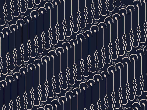 Digital Batik Parang Indonesia seamless pattern design 
textile background
perfect for background, book, fabric 
