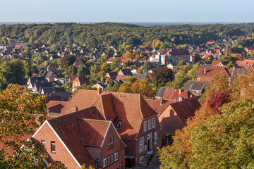 Beautiful town of Bad Bentheim, Lower Saxony, Germany - 548172042