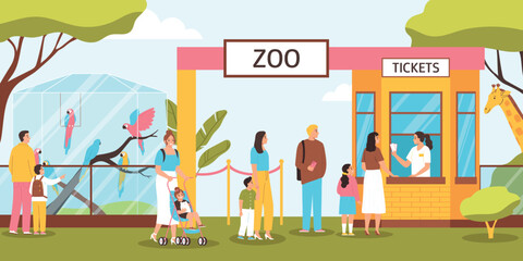 Zoo Entrance Illustration