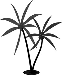 coconut tree, palm leaf