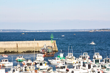 Fototapeta na wymiar The small port of Pont-l'Abbé