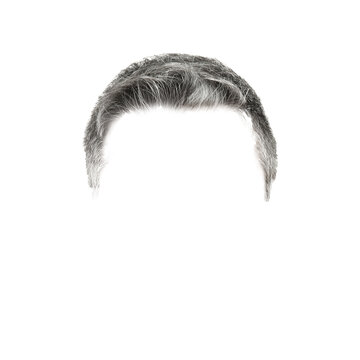 Portrait of handsome mature man on white background