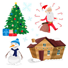 Christmas vectors set
Features:
- Easy to edit vector files 
- CMYK 300 DPI 
- Organized layers 