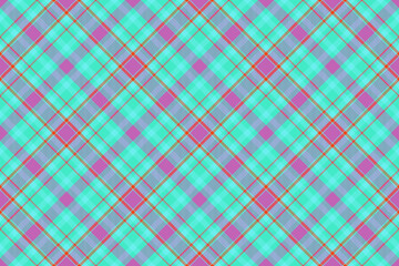 Background texture fabric. Textile plaid pattern. Check vector seamless tartan.