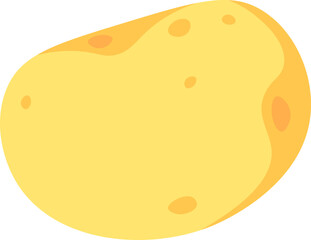 Potato flat icon Vegetable for borscht Tasty soup ingredient