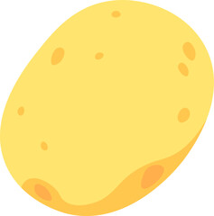Potato flat icon Vegetable for borscht Tasty soup ingredient