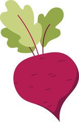 Beetroot flat icon Borscht preparation Soup ingredients