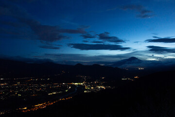 Mt.Fuji and night view