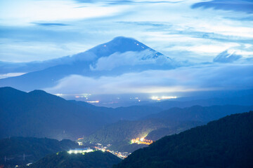 Mt.Fuji and night view