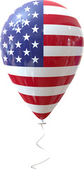 Balloon  Flag United States