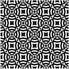 Design seamless monochrome geometric pattern. Abstract background. Vector art.Perfect for site backdrop, wrapping paper, wallpaper, textile and surface design. 