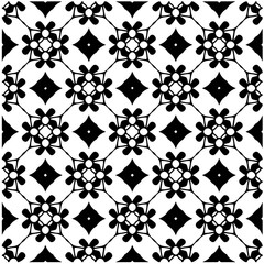 Design seamless monochrome geometric pattern. Abstract background. Vector art.Perfect for site backdrop, wrapping paper, wallpaper, textile and surface design. 