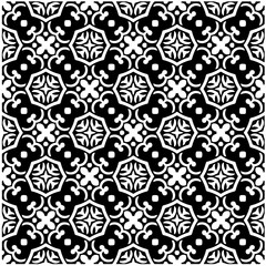 Design seamless monochrome geometric pattern. Abstract background. Vector art.Perfect for site backdrop, wrapping paper, wallpaper, textile and surface design. 